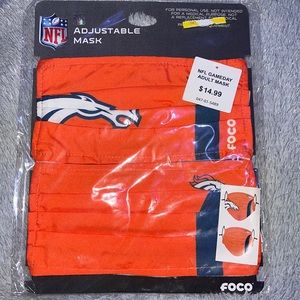 2pk Reusable Face Masks BRONCOS 🏈